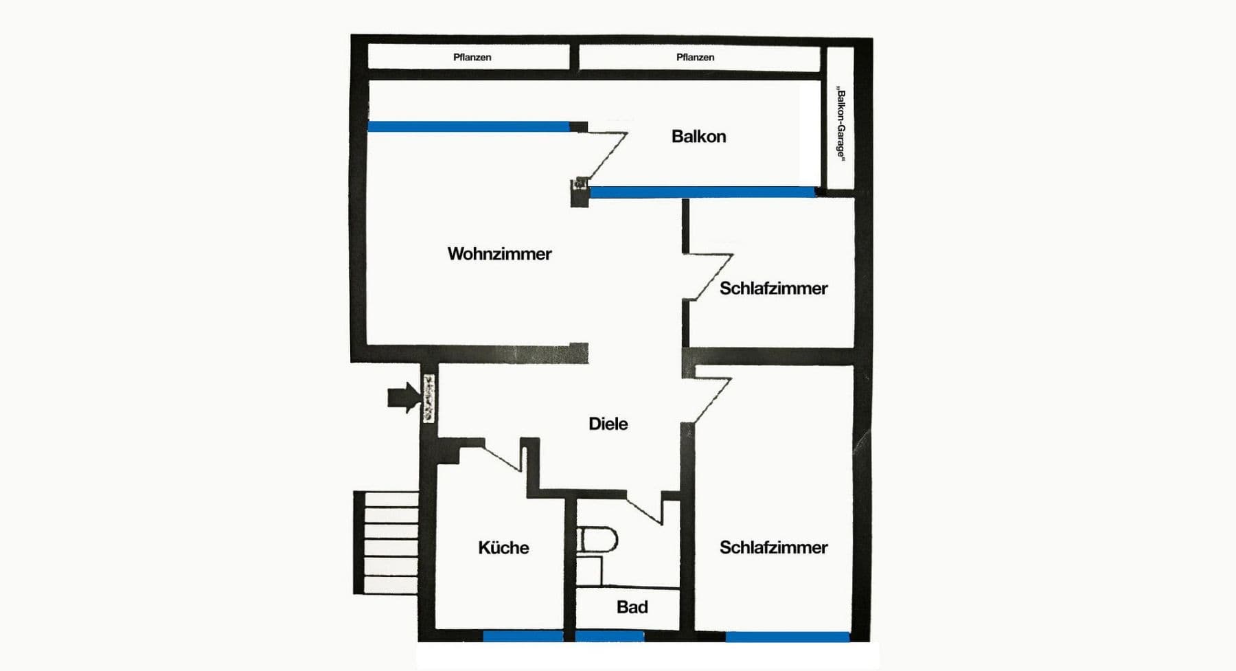 Pronájem bytu 3+1 73 m², Münterweg 14, Hamburg, Hamburg Pronájem bytu 3+1 73 m², Münterweg 14, Hamburg, Hamburg