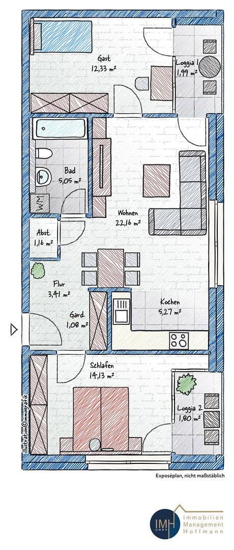 Pronájem bytu 3+1 68 m², Fleischmannstr. 11, Esslingen am Neckar, Bádensko-Württembersko Pronájem bytu 3+1 68 m², Fleischmannstr. 11, Esslingen am Neckar, Bádensko-Württembersko