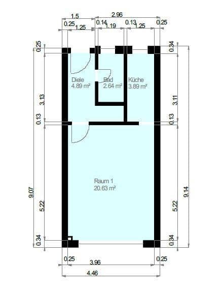 Pronájem bytu 1+1 32 m², Kaiserstraße 37, Schwelm, Severní Porýní-Vestfálsko Pronájem bytu 1+1 32 m², Kaiserstraße 37, Schwelm, Severní Porýní-Vestfálsko