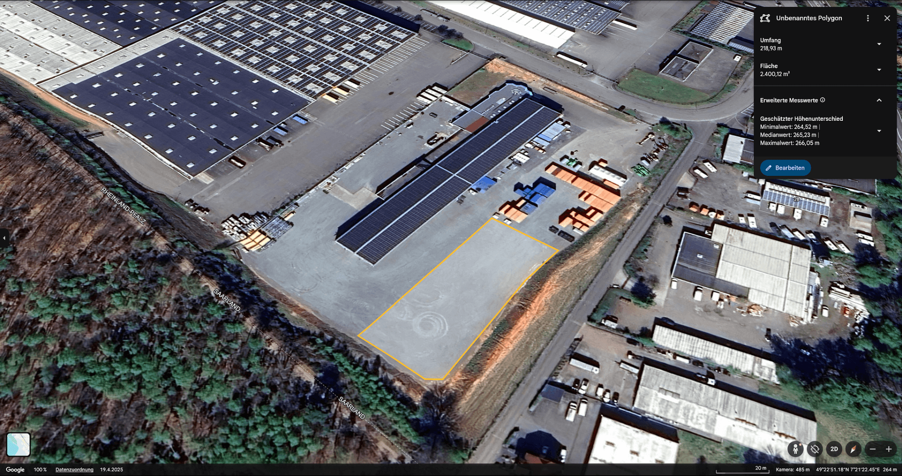 Pronájem pozemku 2.400 m², Waldmohr, Porýní-Falc Pronájem pozemku 2.400 m², Waldmohr, Porýní-Falc