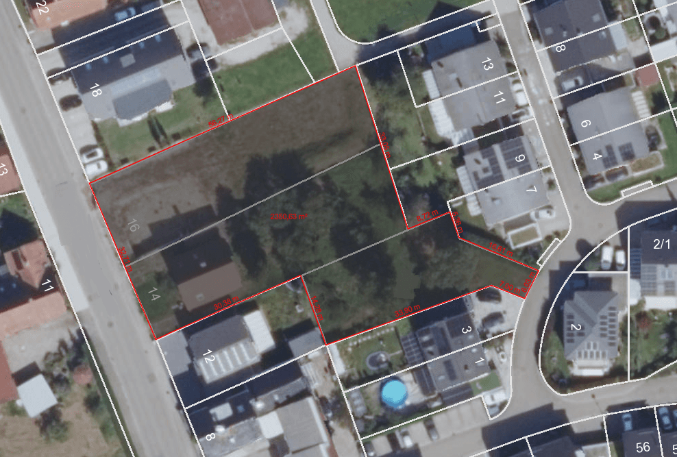 Prodej pozemku 2.358 m², Achern, Bádensko-Württembersko Prodej pozemku 2.358 m², Achern, Bádensko-Württembersko