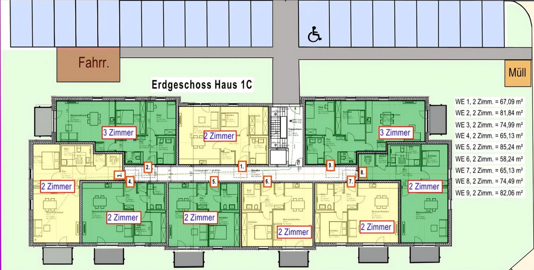 Pronájem bytu 3+1 68 m², Alter Mühlenweg 1c, Bad Bevensen, Dolní Sasko Pronájem bytu 3+1 68 m², Alter Mühlenweg 1c, Bad Bevensen, Dolní Sasko