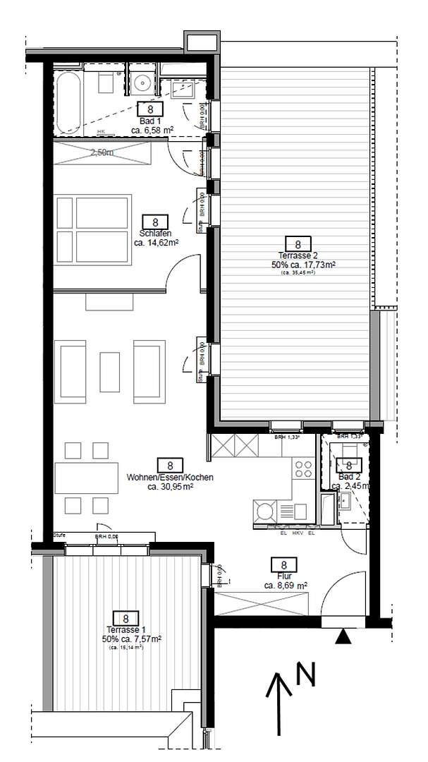 Pronájem bytu 2+1 88 m², Pariser Straße 4, Frankfurt am Main, Hessen Pronájem bytu 2+1 88 m², Pariser Straße 4, Frankfurt am Main, Hessen