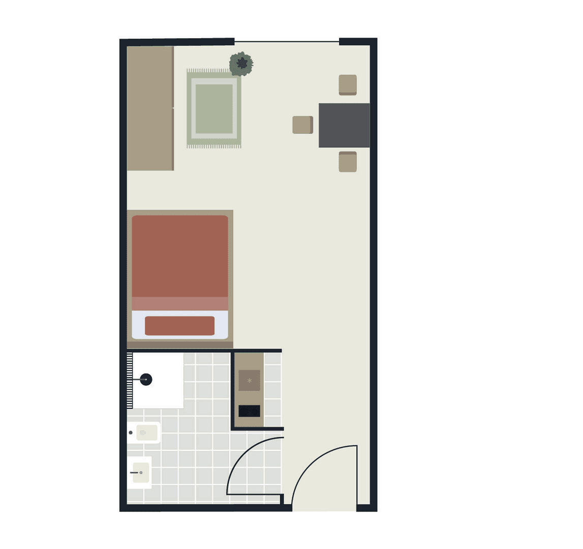 Pronájem bytu 1+1 22 m², Saarbrücken, Země Sársko Pronájem bytu 1+1 22 m², Saarbrücken, Země Sársko