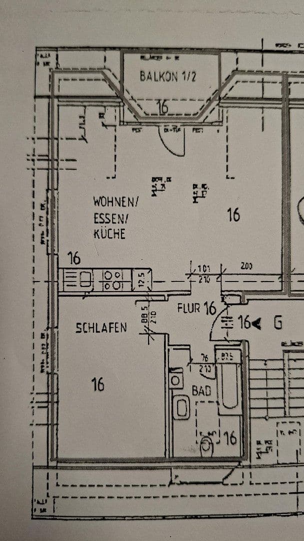Prodej bytu 2+1 55 m², Niederstetten, Bádensko-Württembersko Prodej bytu 2+1 55 m², Niederstetten, Bádensko-Württembersko