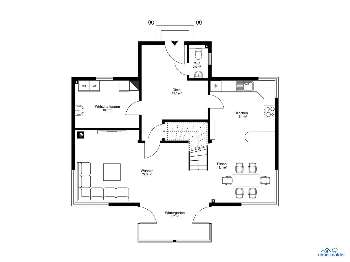 Prodej domu 180 m², pozemek 530 m², Bad Kreuznach, Porýní-Falc Prodej domu 180 m², pozemek 530 m², Bad Kreuznach, Porýní-Falc