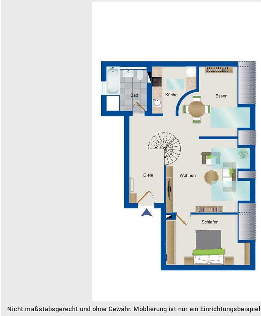 Pronájem bytu 2+kk 98 m², Uferstraße 19, Leipzig, Sasko Pronájem bytu 2+kk 98 m², Uferstraße 19, Leipzig, Sasko