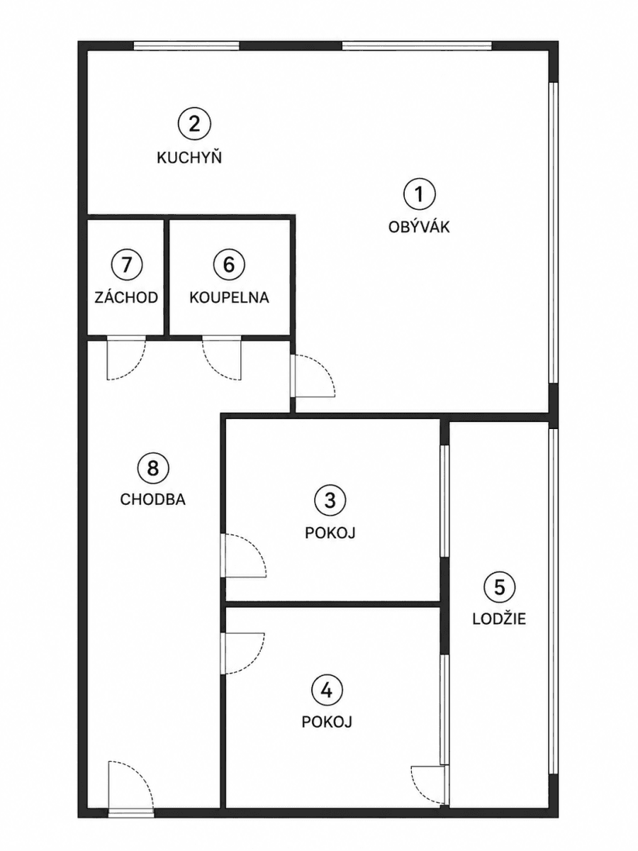 Prodej bytu 3+kk 61 m², Kukučínova, Praha, Praha Prodej bytu 3+kk 61 m², Kukučínova, Praha, Praha