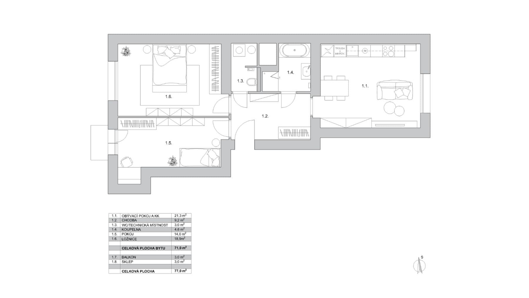 Prodej bytu 3+kk 77 m², U Libeňského pivovaru, Praha, Praha Prodej bytu 3+kk 77 m², U Libeňského pivovaru, Praha, Praha