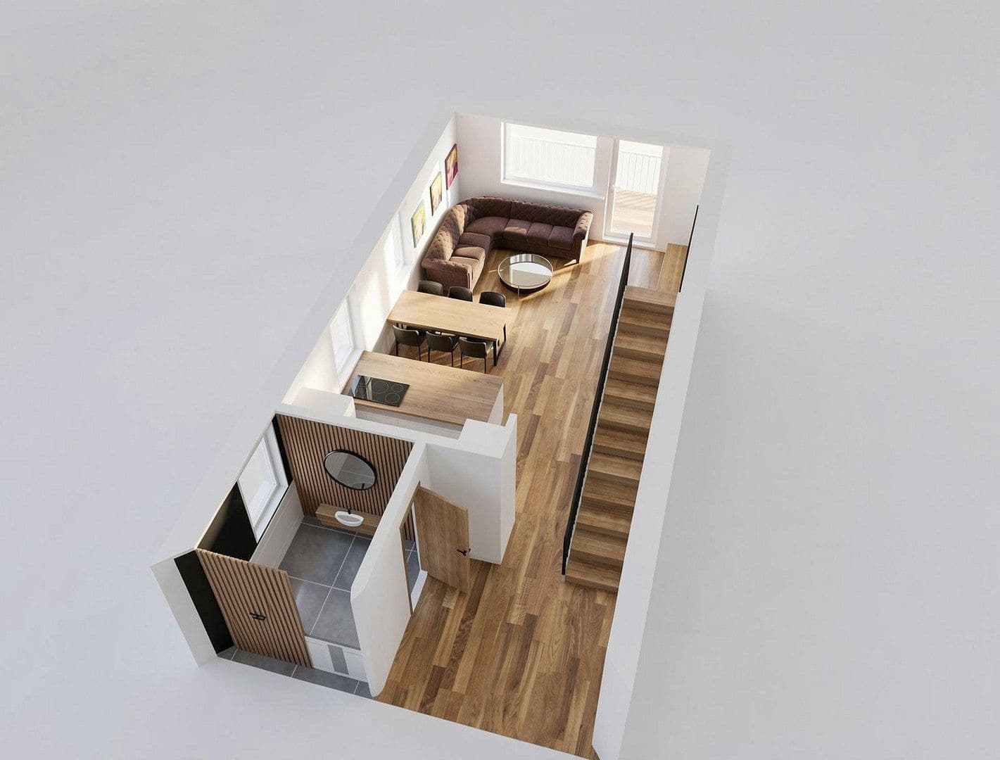 Pronájem bytu 3+1 95 m², Chemnitz, Sasko Pronájem bytu 3+1 95 m², Chemnitz, Sasko