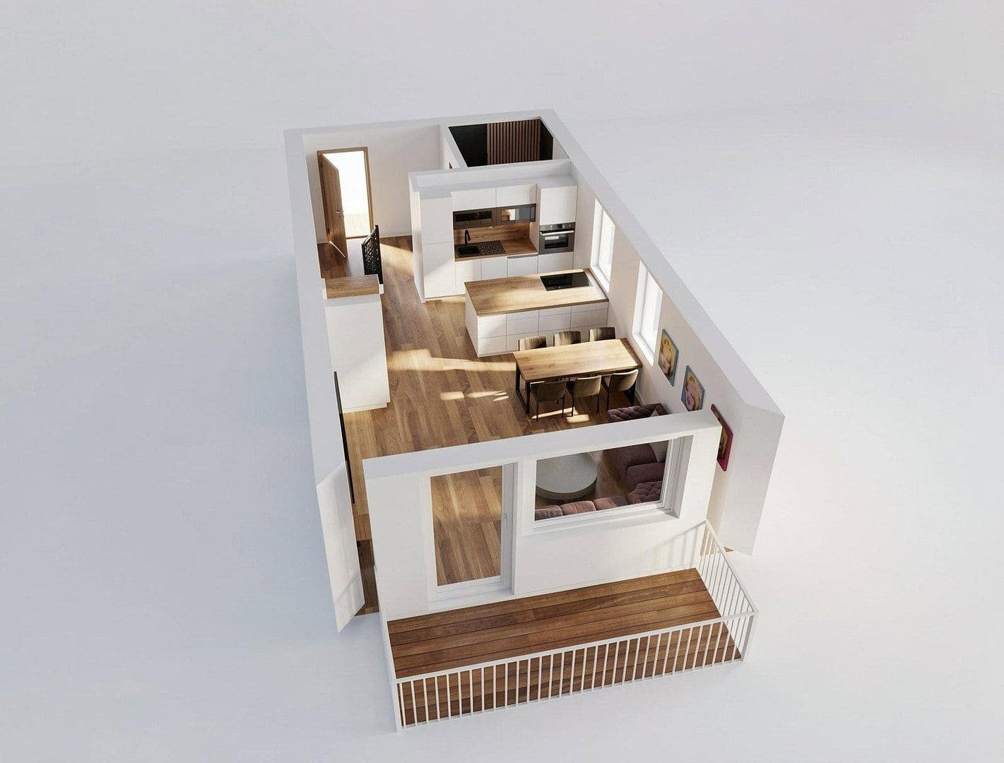 Pronájem bytu 3+1 95 m², Chemnitz, Sasko Pronájem bytu 3+1 95 m², Chemnitz, Sasko