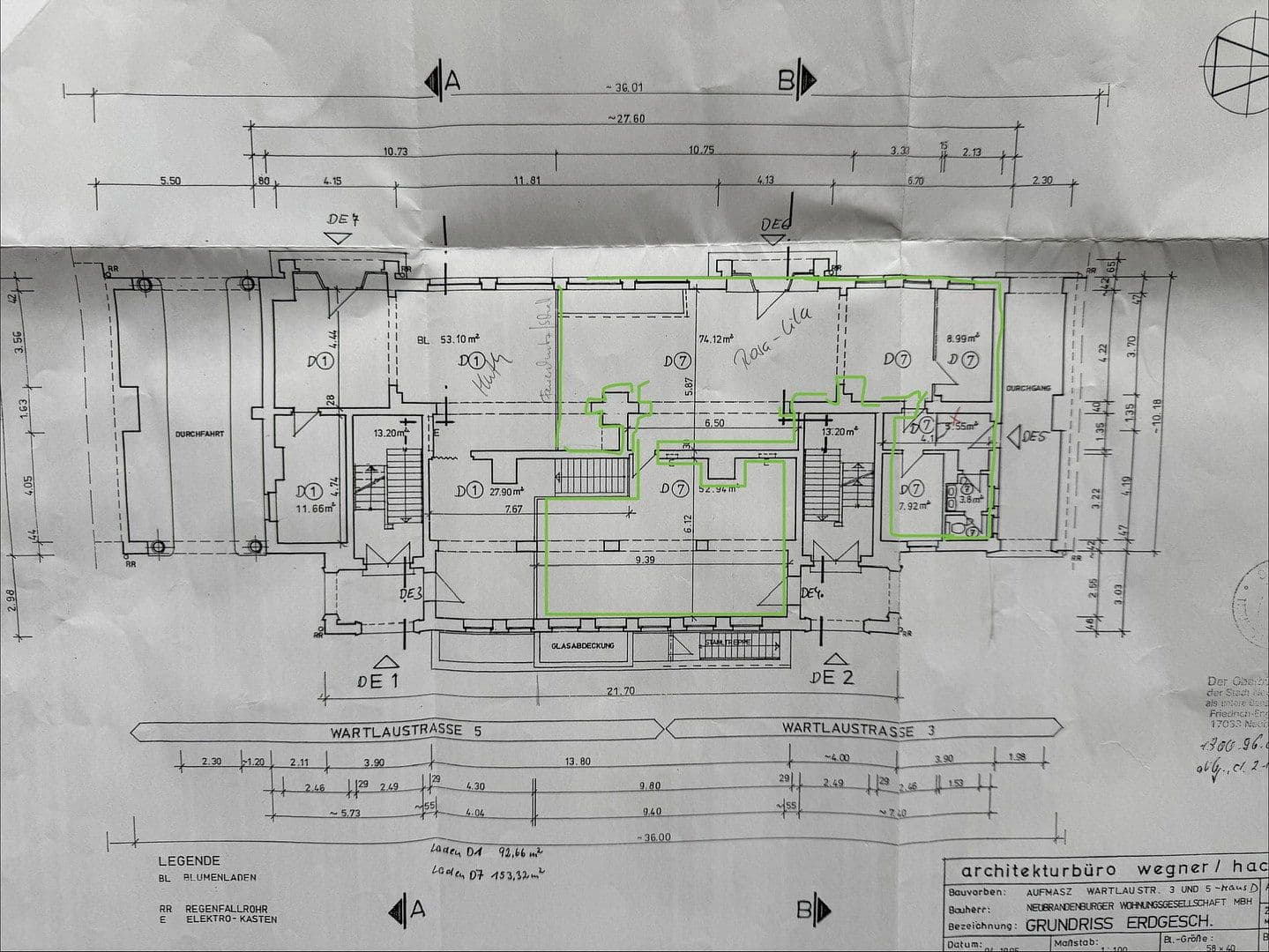 Pronájem kanceláře 155 m², Wartlaustraße 3, Neubrandenburg, Mecklenburg-Vorpommern Pronájem kanceláře 155 m², Wartlaustraße 3, Neubrandenburg, Mecklenburg-Vorpommern