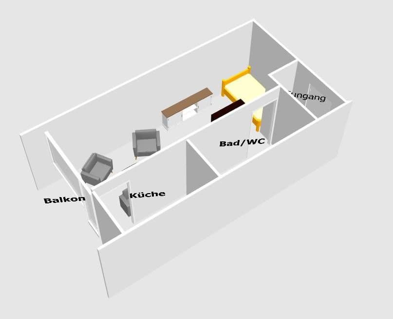 Prodej bytu 1+1 35 m², Drygalskiallee 118, München-Solln, Bavorsko Prodej bytu 1+1 35 m², Drygalskiallee 118, München-Solln, Bavorsko