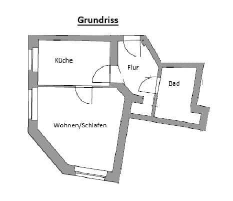 Pronájem bytu 1+1 48 m², Wurzen, Sasko Pronájem bytu 1+1 48 m², Wurzen, Sasko