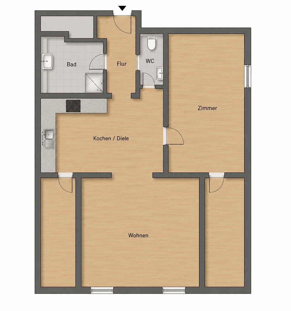 Pronájem bytu 2+kk 75 m², Schorndorf, Bádensko-Württembersko Pronájem bytu 2+kk 75 m², Schorndorf, Bádensko-Württembersko