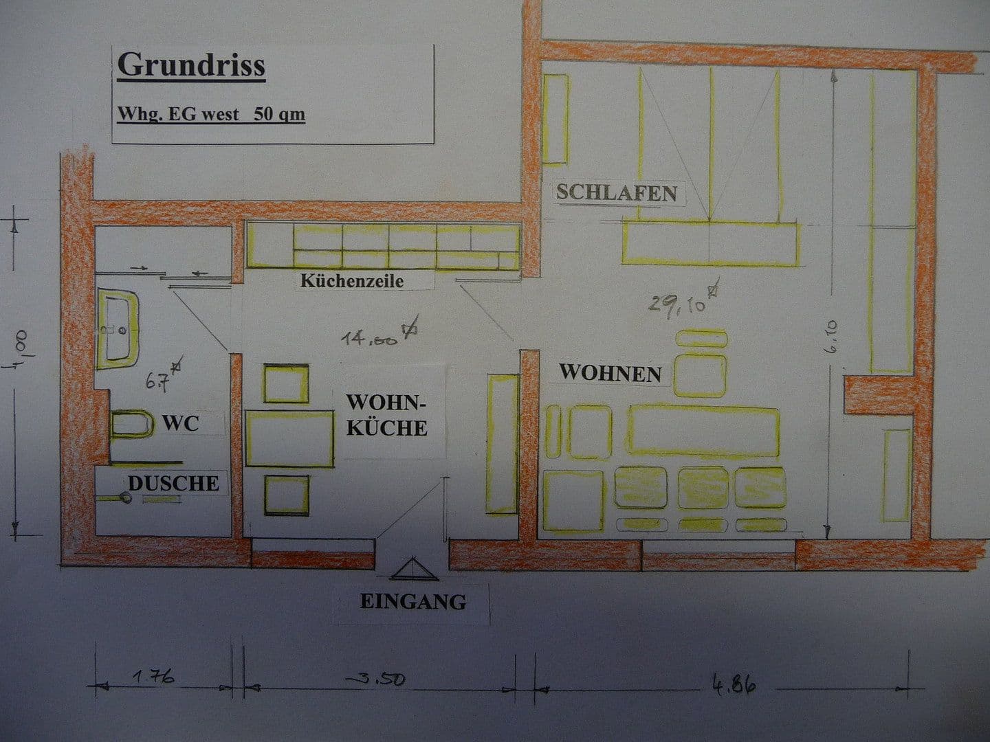Pronájem bytu 2+1 50 m², Rudolf-Diesel-Str. 12, Hösbach, Bavorsko Pronájem bytu 2+1 50 m², Rudolf-Diesel-Str. 12, Hösbach, Bavorsko