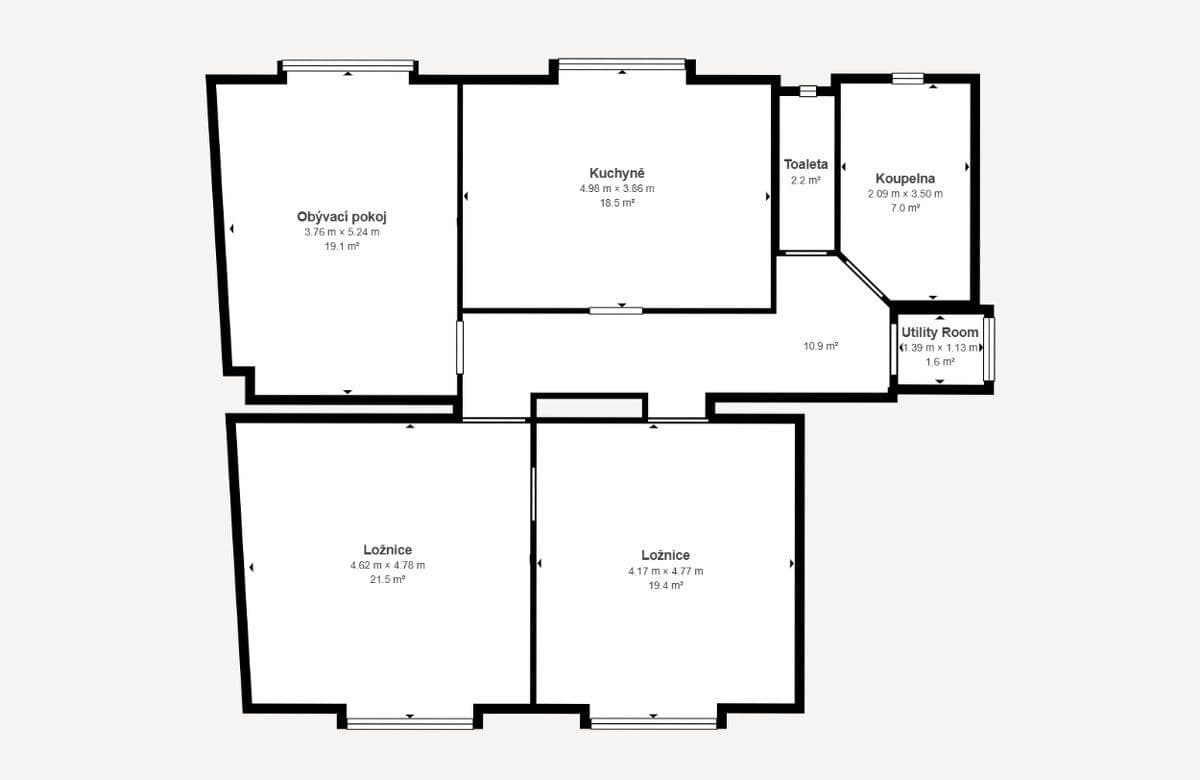 Pronájem bytu 3+1 105 m², Šlikova, Praha, Praha Pronájem bytu 3+1 105 m², Šlikova, Praha, Praha