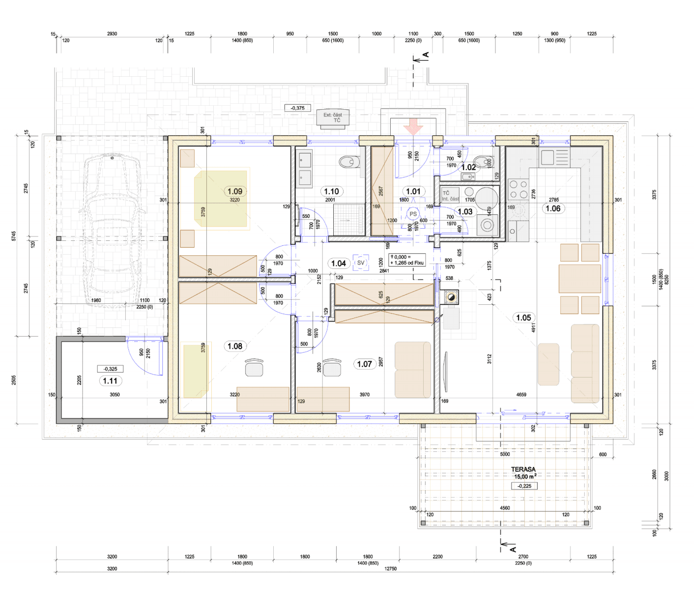 Prodej domu 94 m², pozemek 600 m², Hrubínova, Vlašim, Středočeský kraj Prodej domu 94 m², pozemek 600 m², Hrubínova, Vlašim, Středočeský kraj