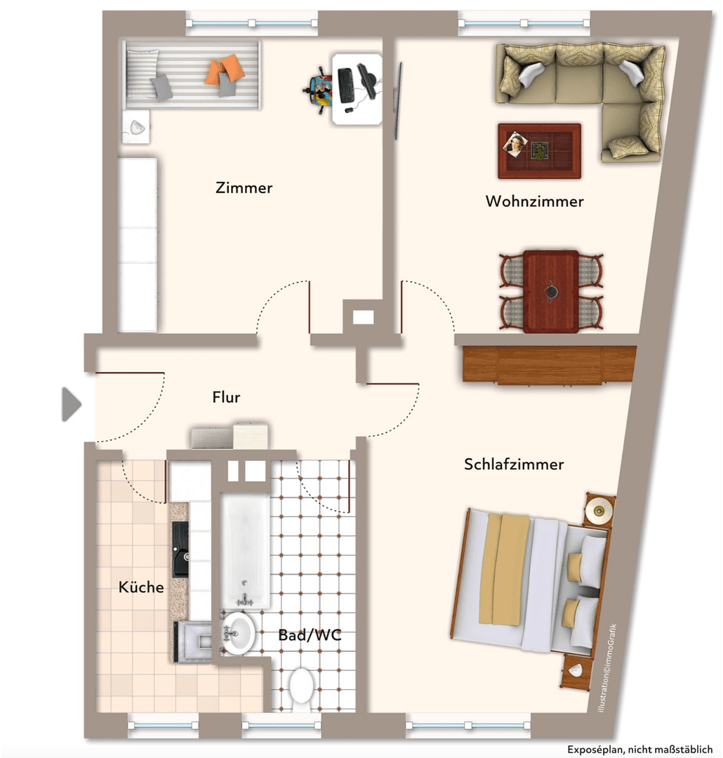 Pronájem bytu 3+1 72 m², Hahnstr 17, Stuttgart, Bádensko-Württembersko Pronájem bytu 3+1 72 m², Hahnstr 17, Stuttgart, Bádensko-Württembersko