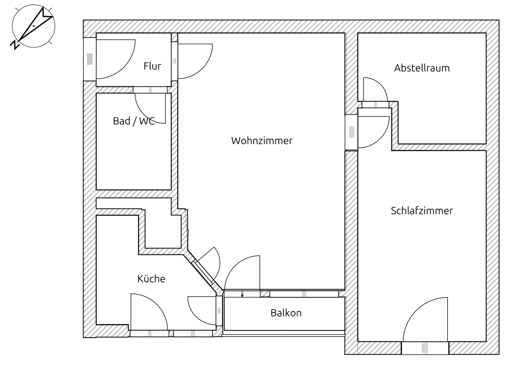 Pronájem bytu 2+1 52 m², Maria-Luiko-Str., München, Bavorsko Pronájem bytu 2+1 52 m², Maria-Luiko-Str., München, Bavorsko