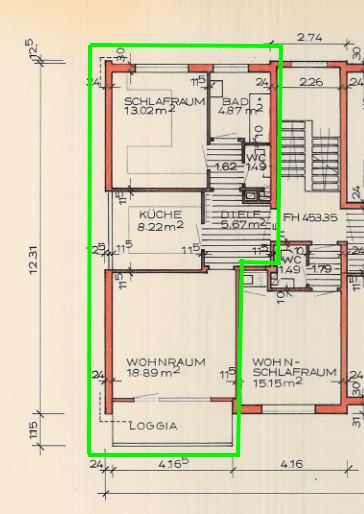 Pronájem bytu 2+kk 57 m², Sindelfingen, Bádensko-Württembersko Pronájem bytu 2+kk 57 m², Sindelfingen, Bádensko-Württembersko