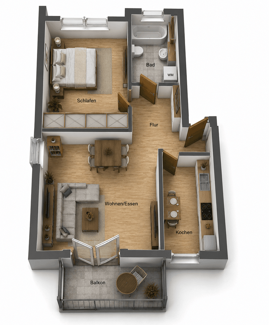 Prodej bytu 2+1 58 m², Kehl, Bádensko-Württembersko Prodej bytu 2+1 58 m², Kehl, Bádensko-Württembersko