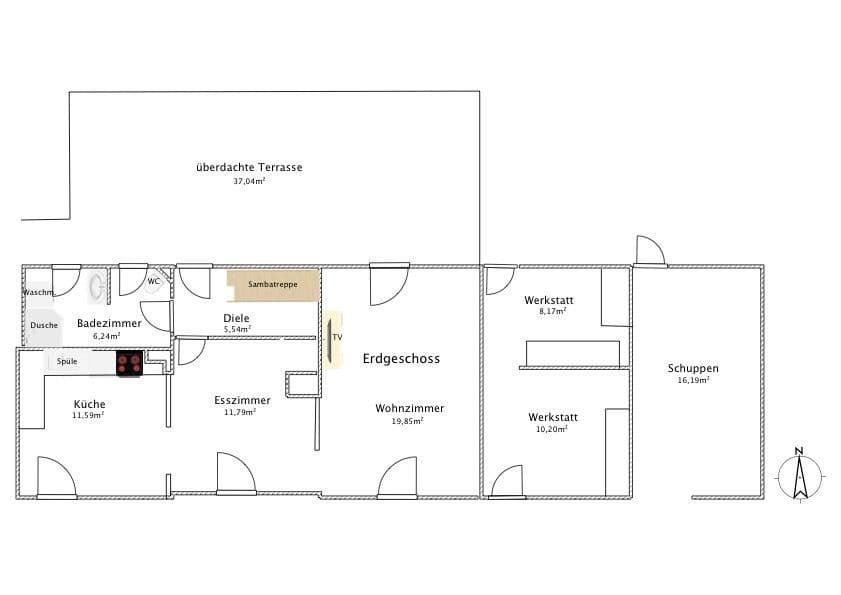 Prodej domu 108 m², pozemek 455 m², Eitorf, Severní Porýní-Vestfálsko Prodej domu 108 m², pozemek 455 m², Eitorf, Severní Porýní-Vestfálsko