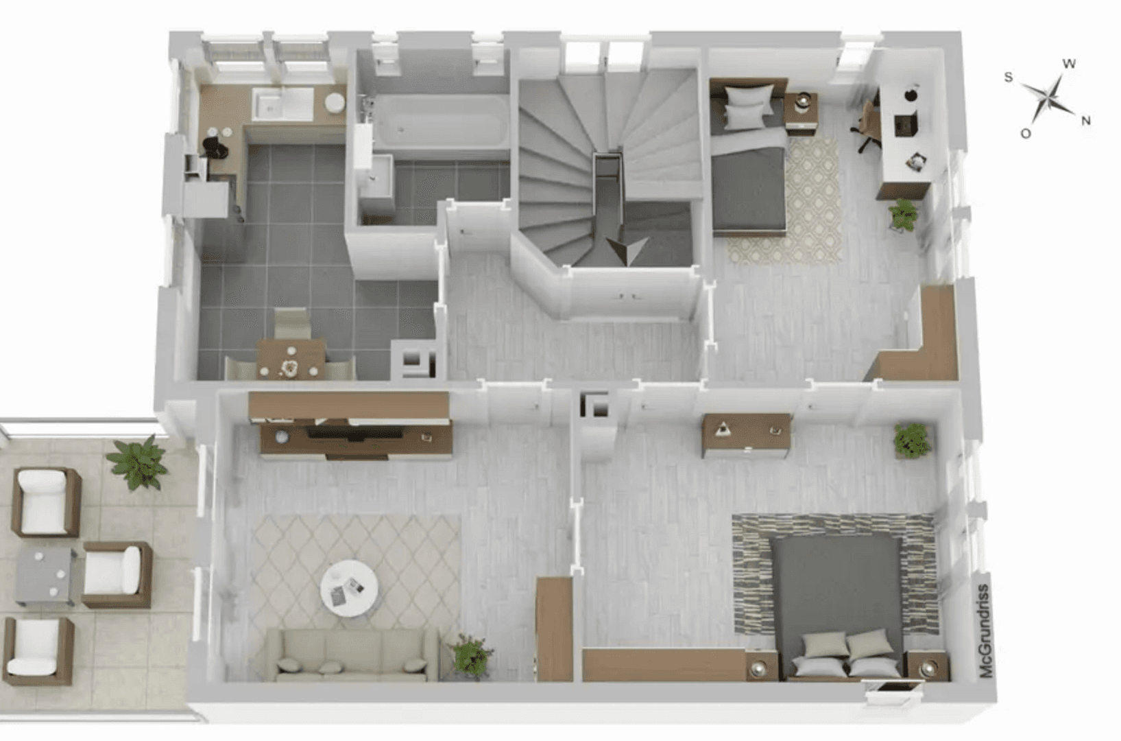 Pronájem bytu 3+1 66 m², Halbergstr. 18, Esslingen am Neckar, Bádensko-Württembersko Pronájem bytu 3+1 66 m², Halbergstr. 18, Esslingen am Neckar, Bádensko-Württembersko