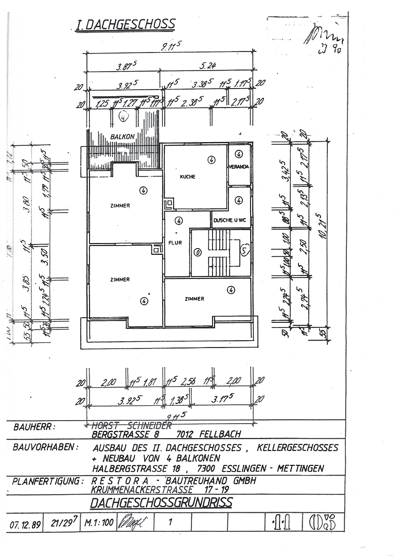 Pronájem bytu 3+1 66 m², Halbergstr. 18, Esslingen am Neckar, Bádensko-Württembersko Pronájem bytu 3+1 66 m², Halbergstr. 18, Esslingen am Neckar, Bádensko-Württembersko