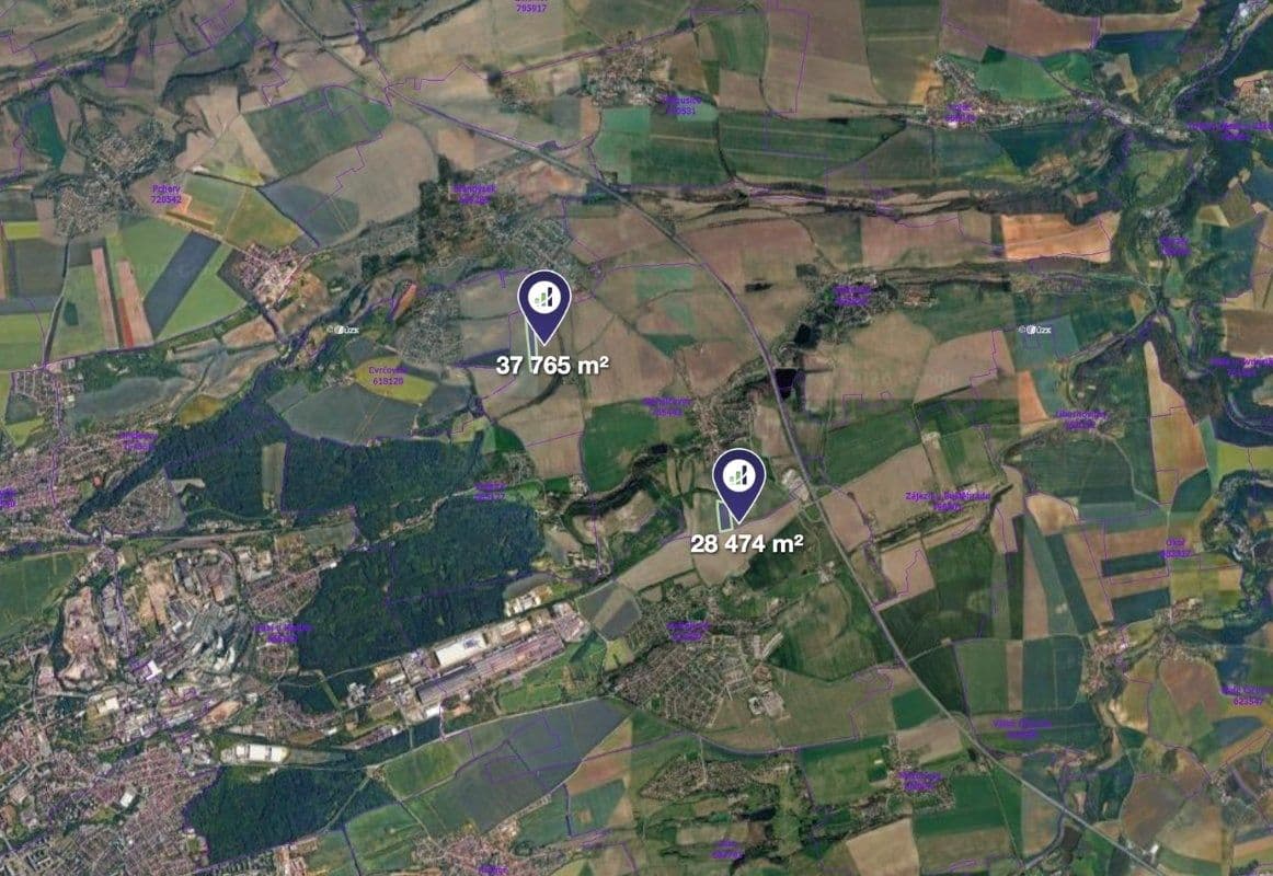 Prodej pozemku 22.080 m², Stehelčeves, Středočeský kraj Prodej pozemku 22.080 m², Stehelčeves, Středočeský kraj