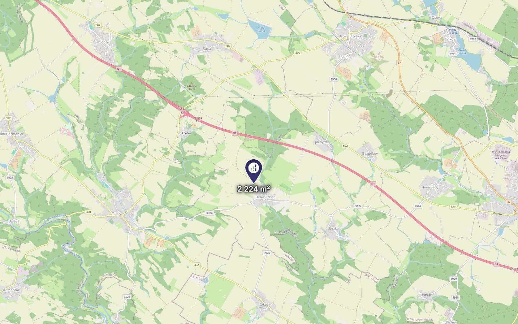 Prodej pozemku 1.112 m², Velká Bíteš, Kraj Vysočina Prodej pozemku 1.112 m², Velká Bíteš, Kraj Vysočina