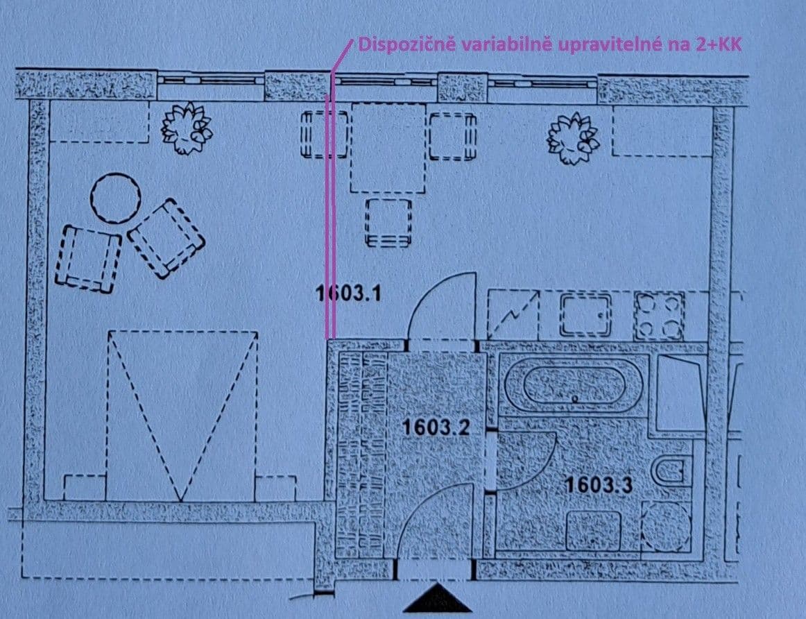 Prodej bytu 1+kk 39 m², Pískařská, Praha, Praha Prodej bytu 1+kk 39 m², Pískařská, Praha, Praha