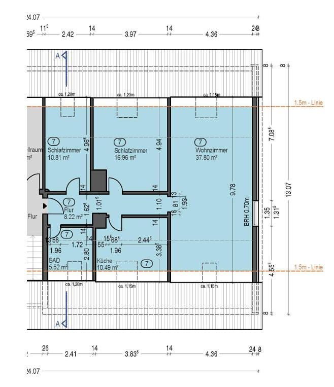 Pronájem bytu 3+1 92 m², Raiffeisenstraße 14-16, Remagen, Porýní-Falc Pronájem bytu 3+1 92 m², Raiffeisenstraße 14-16, Remagen, Porýní-Falc