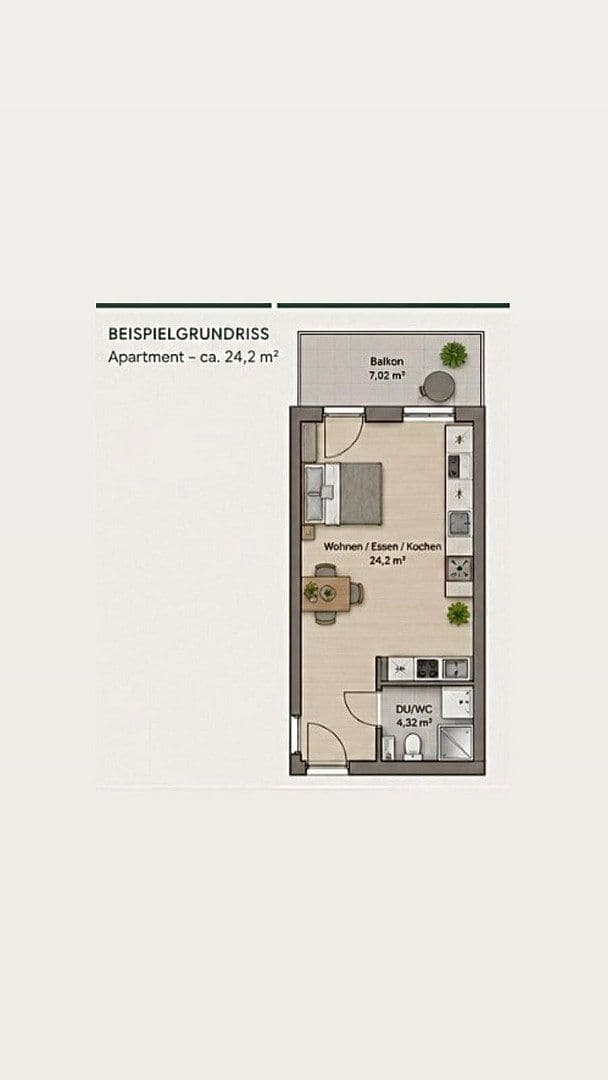 Pronájem bytu 1+1 31 m², Stettiner Straße 12, Weiden i.d.Opf, Bavorsko Pronájem bytu 1+1 31 m², Stettiner Straße 12, Weiden i.d.Opf, Bavorsko