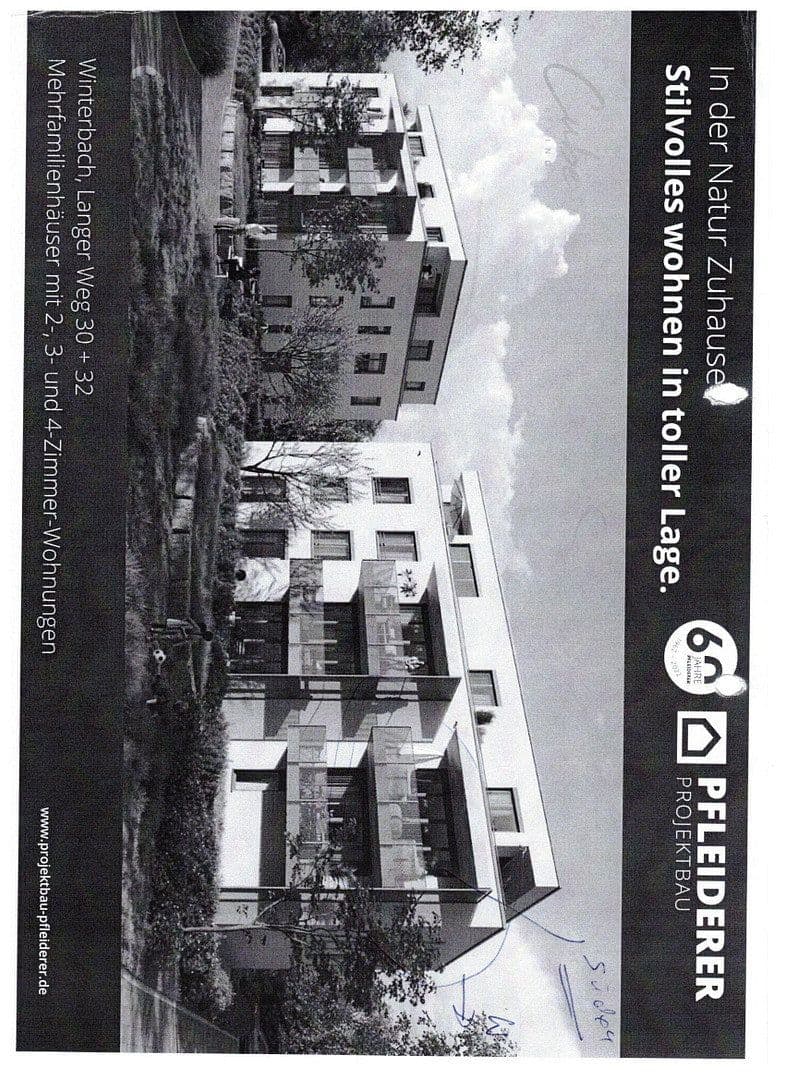 Pronájem bytu 3+1 77 m², Langer Weg 30, Winterbach, Bádensko-Württembersko Pronájem bytu 3+1 77 m², Langer Weg 30, Winterbach, Bádensko-Württembersko