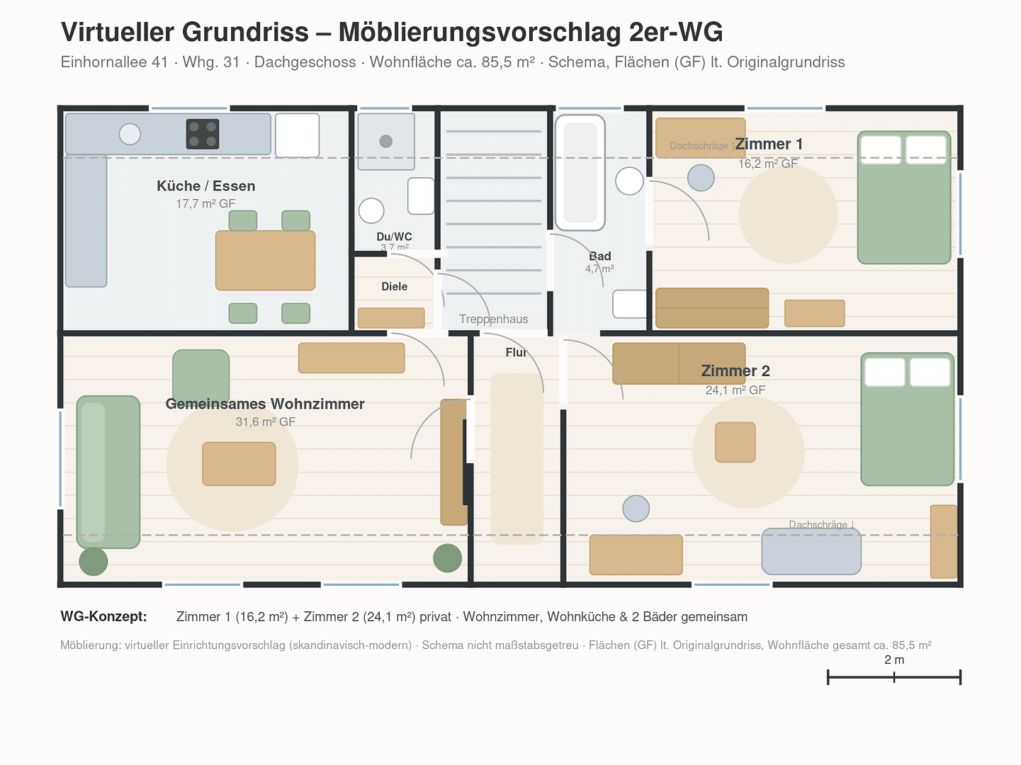 Pronájem bytu 3+1 86 m², Einhornalle 41, München, Bavorsko Pronájem bytu 3+1 86 m², Einhornalle 41, München, Bavorsko