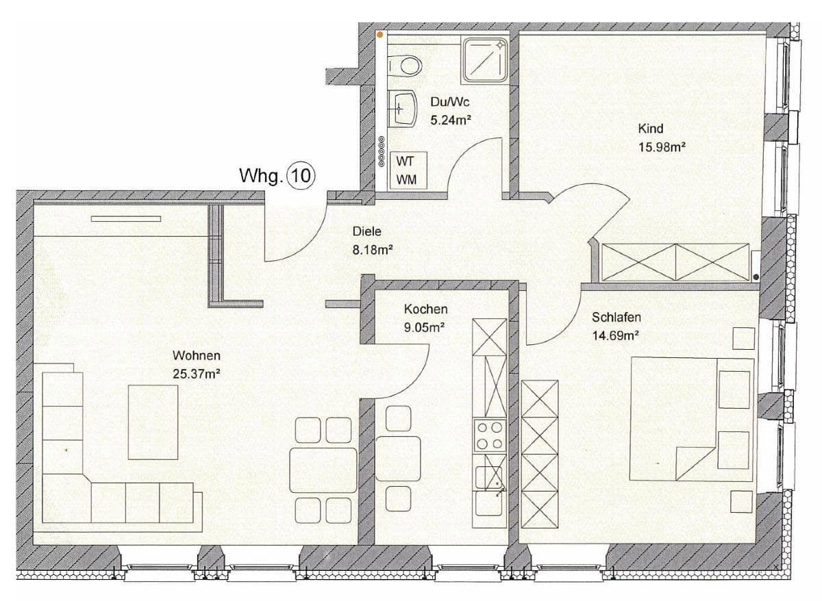 Pronájem bytu 3+1 79 m², Ludwigstraße 11, Aschaffenburg, Bavorsko Pronájem bytu 3+1 79 m², Ludwigstraße 11, Aschaffenburg, Bavorsko