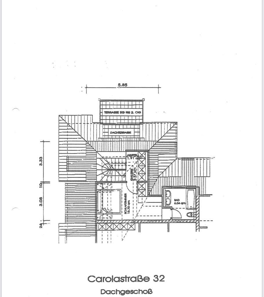 Pronájem bytu 2+kk 71 m², Carolastraße 32, Cvikov, Sasko Pronájem bytu 2+kk 71 m², Carolastraße 32, Cvikov, Sasko