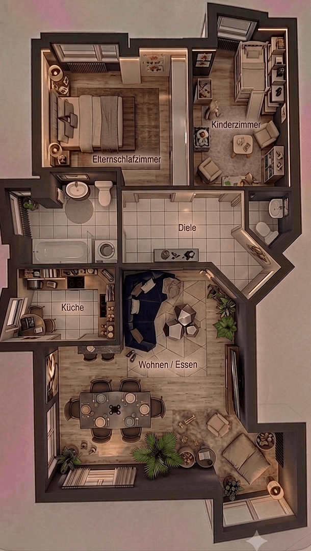 Prodej bytu 3+1 70 m², Fichtenweg 8, Kirchseeon, Bavorsko Prodej bytu 3+1 70 m², Fichtenweg 8, Kirchseeon, Bavorsko