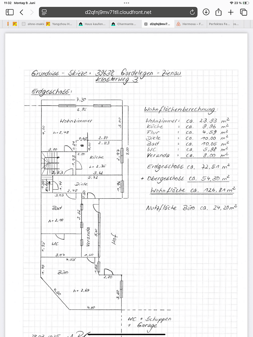 Prodej domu 127 m², pozemek 1.120 m², Gardelegen, Sasko-Anhaltsko Prodej domu 127 m², pozemek 1.120 m², Gardelegen, Sasko-Anhaltsko