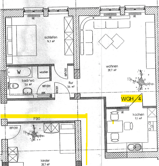 Pronájem bytu 2+1 61 m², Trhová, Sasko Pronájem bytu 2+1 61 m², Trhová, Sasko
