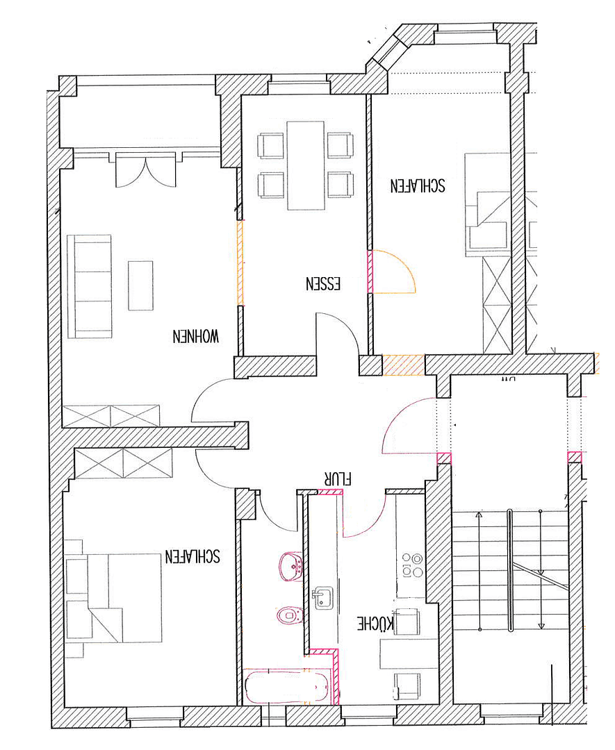 Pronájem bytu 4+1 103 m², Magdalenenstraße 21, Berlin, Berlín Pronájem bytu 4+1 103 m², Magdalenenstraße 21, Berlin, Berlín