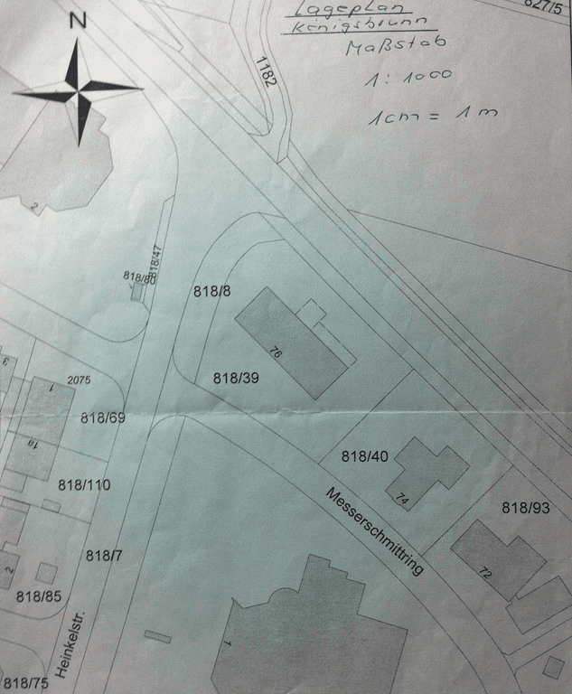 Pronájem pozemku 724 m², Messerschmittring 76, Königsbrunn, Bavorsko Pronájem pozemku 724 m², Messerschmittring 76, Königsbrunn, Bavorsko