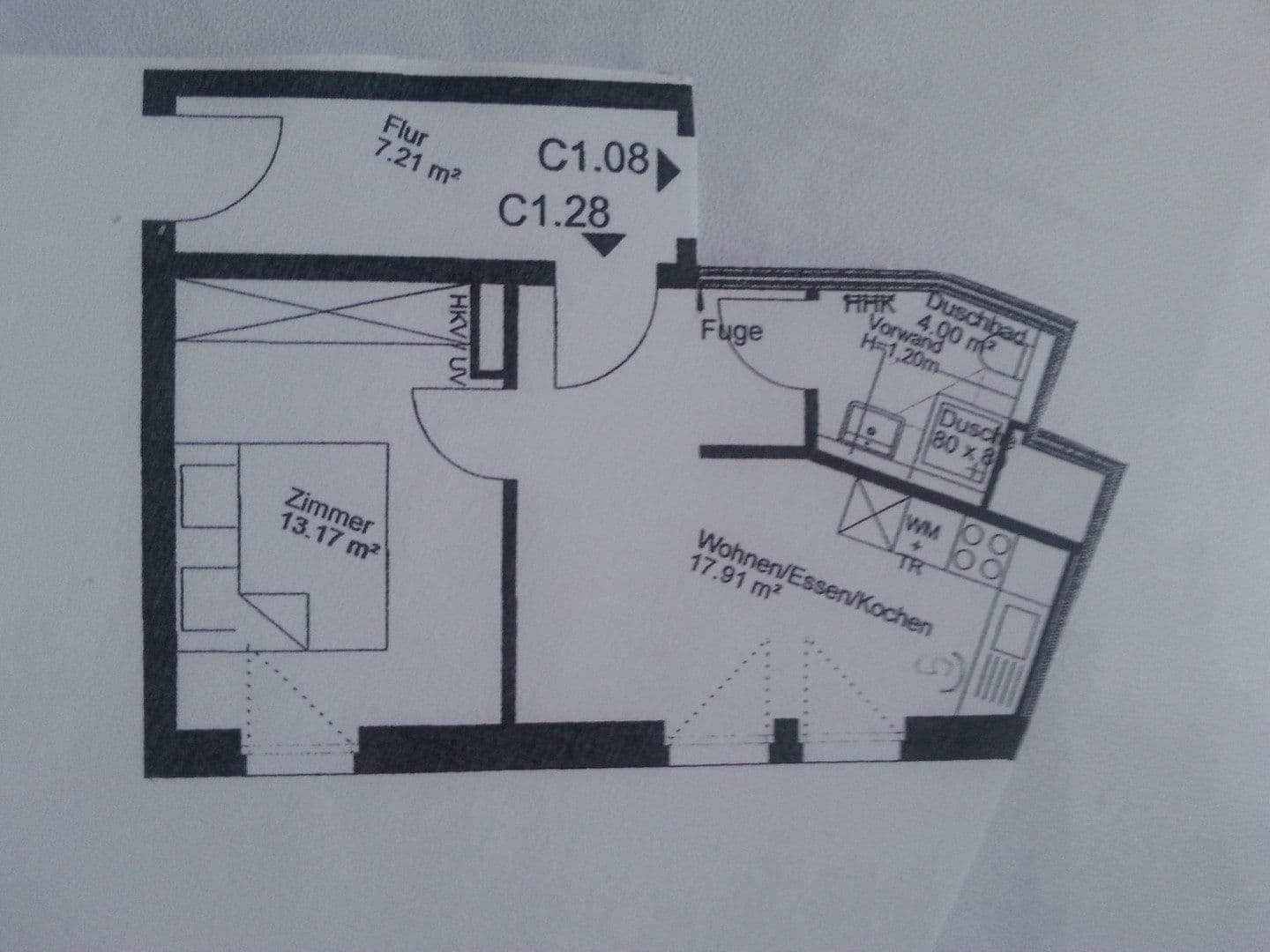 Pronájem bytu 2+1 35 m², Am Römerhof 51, Frankfurt, Hessen Pronájem bytu 2+1 35 m², Am Römerhof 51, Frankfurt, Hessen