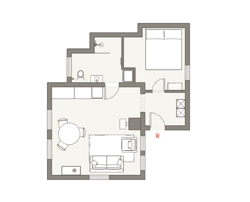 Pronájem domu 46 m², pozemek 395 m², Nižbor, Středočeský kraj Pronájem domu 46 m², pozemek 395 m², Nižbor, Středočeský kraj