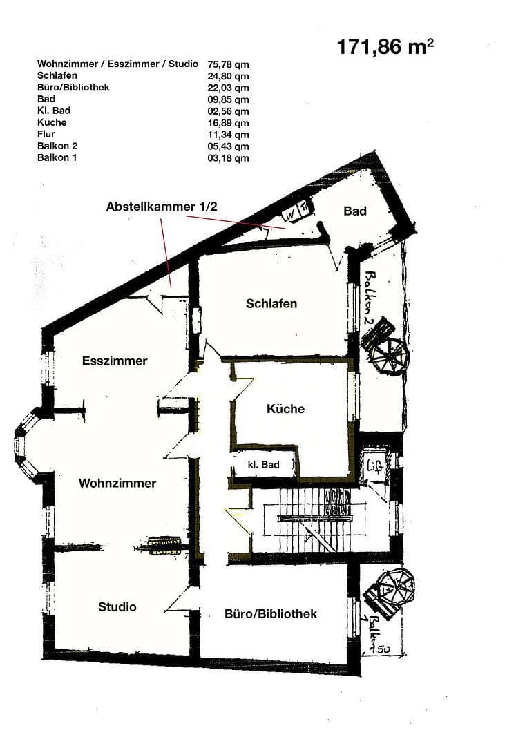 Prodej bytu 5+1 171 m², Düsseldorf, Severní Porýní-Vestfálsko Prodej bytu 5+1 171 m², Düsseldorf, Severní Porýní-Vestfálsko