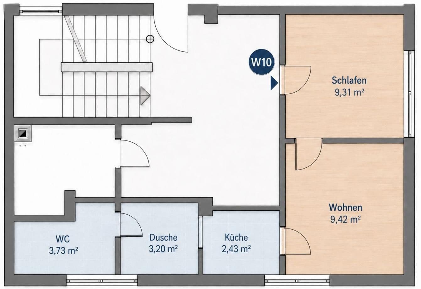 Pronájem bytu 2+1 28 m², Hauptstraße 8, Eppertshausen, Hessen Pronájem bytu 2+1 28 m², Hauptstraße 8, Eppertshausen, Hessen