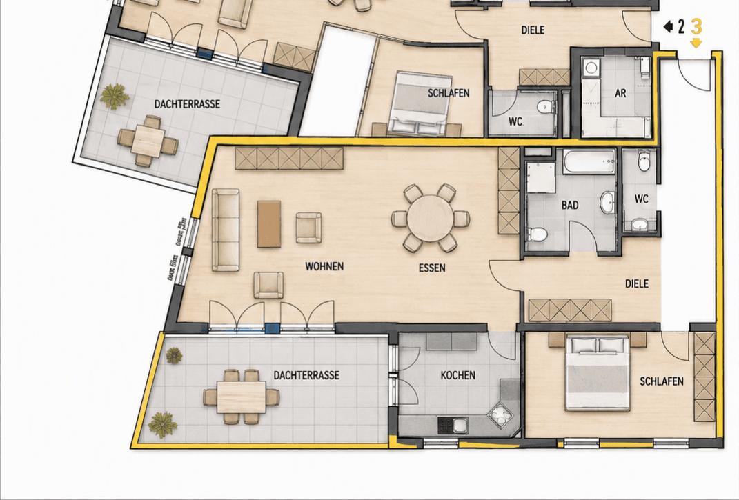 Pronájem bytu 2+1 119 m², Alte Kemmenauer Strasse 37, Bad Ems, Porýní-Falc Pronájem bytu 2+1 119 m², Alte Kemmenauer Strasse 37, Bad Ems, Porýní-Falc
