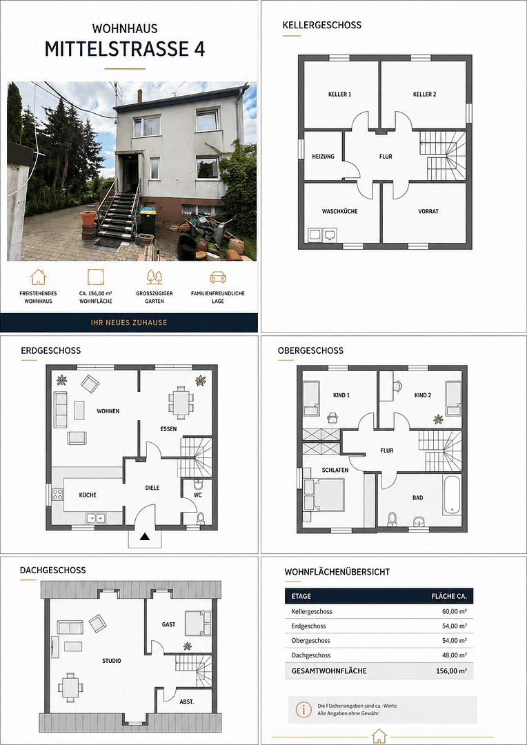Prodej domu 156 m², pozemek 593 m², Mittelstraße 4, Hirschstein, Sasko Prodej domu 156 m², pozemek 593 m², Mittelstraße 4, Hirschstein, Sasko