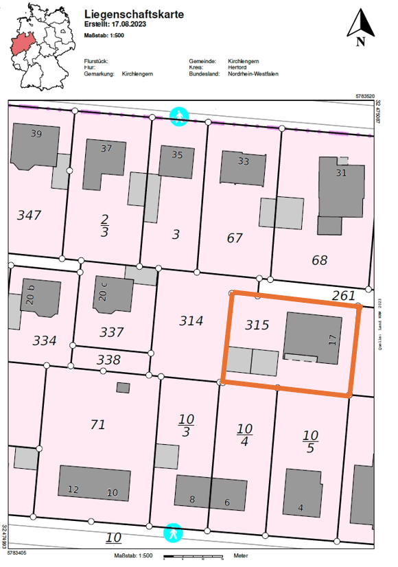 Prodej domu 488 m², pozemek 754 m², Kirchlengern, Severní Porýní-Vestfálsko Prodej domu 488 m², pozemek 754 m², Kirchlengern, Severní Porýní-Vestfálsko